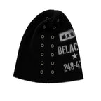 Eyelet Beanie V2 (Black)