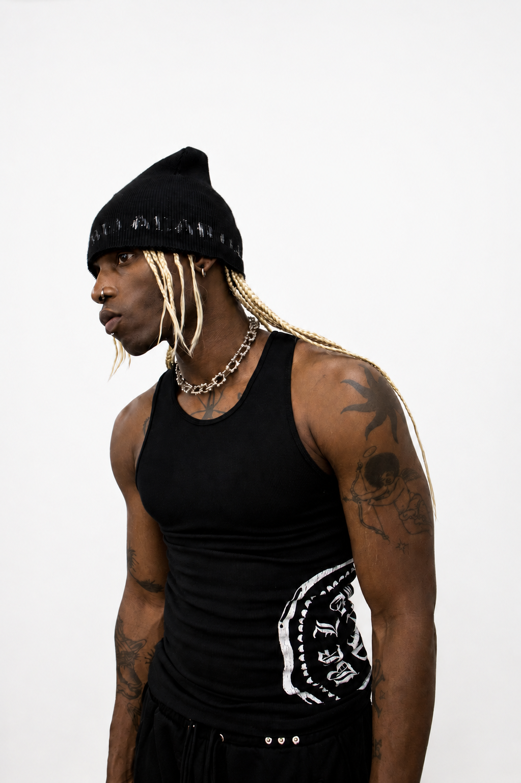 Crest Logo Beater Black