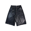 Wax Denim Shorts