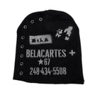 Eyelet Beanie V2 (Black)