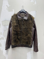 2025  unreleased fur leather jacket sample