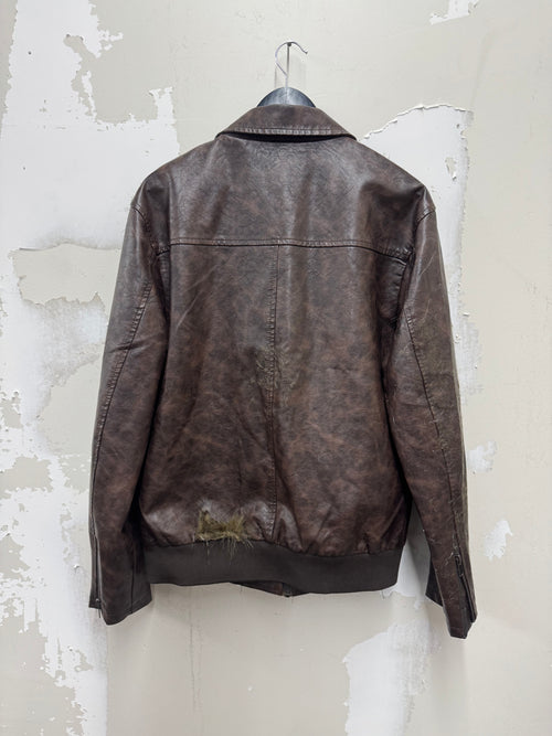 2025  unreleased fur leather jacket sample