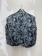 2024 runway skull denim vest