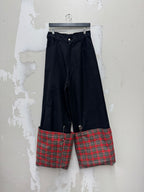 2025 runway Plaid Denim