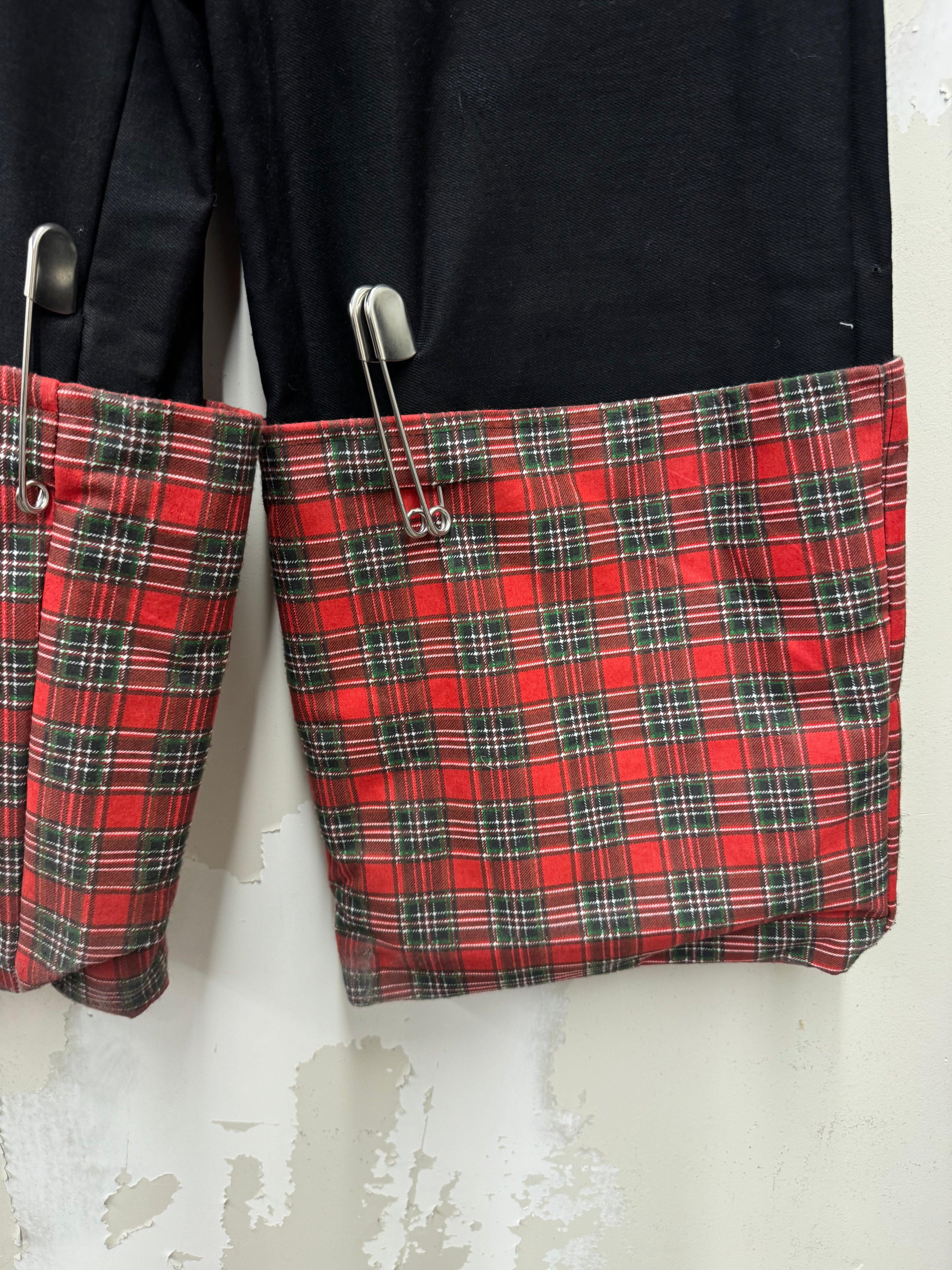 2025 runway Plaid Denim