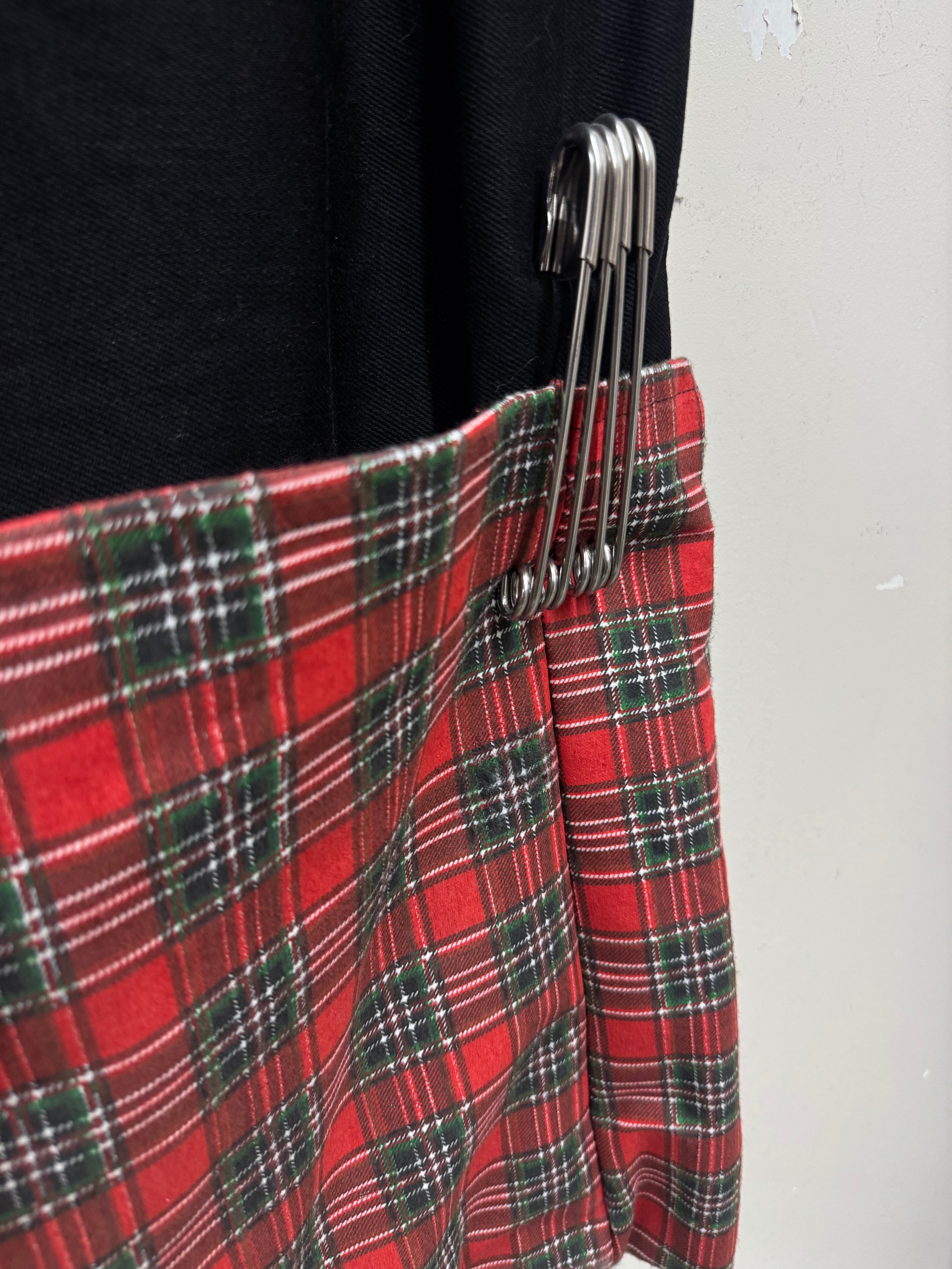2025 runway Plaid Denim