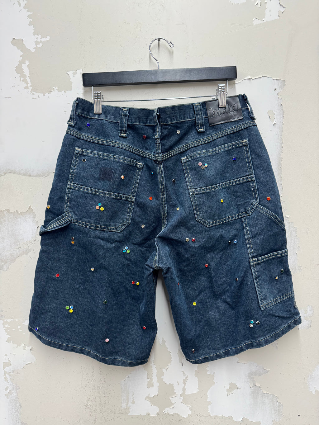 2023 original sample Rhinestone jort