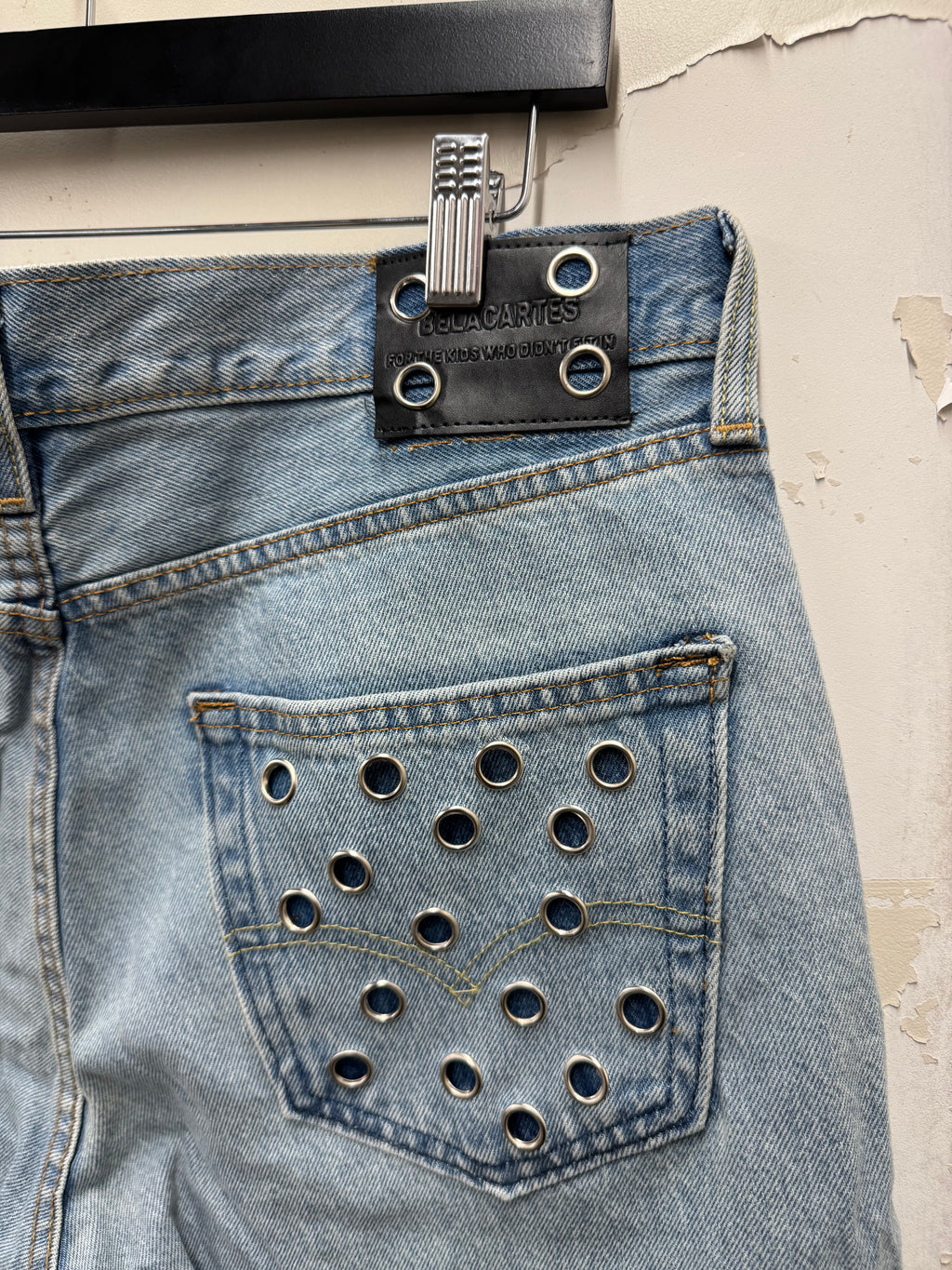 2023 origianl samples Denim short lightwash