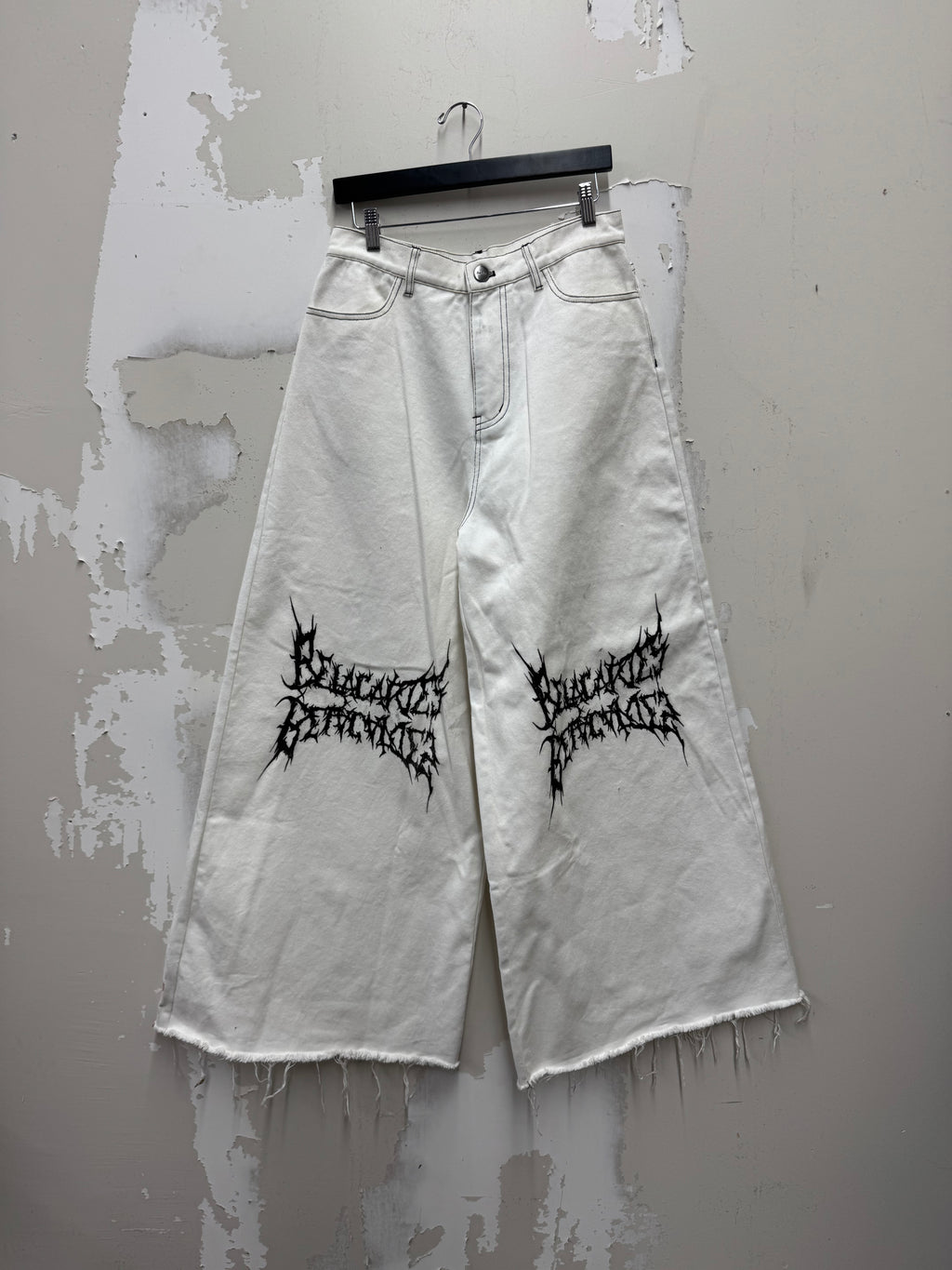 2024 original sample metal logo denim
