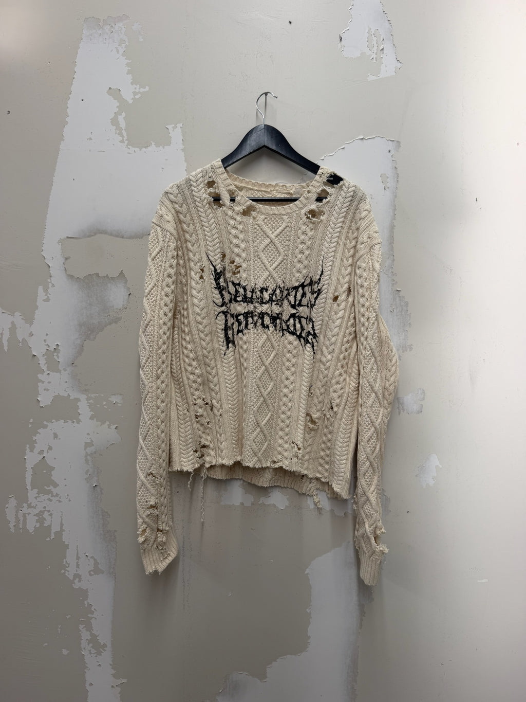 2023 Original sample Metal knit sweater