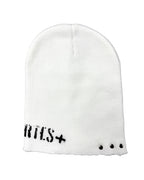 Eyelet Beanie white