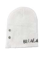 Eyelet Beanie white